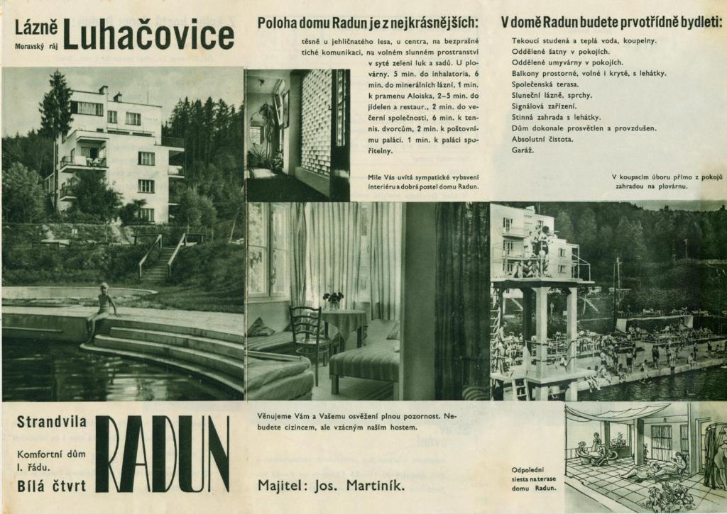 Hotel Radun Luhačovice Exterior foto